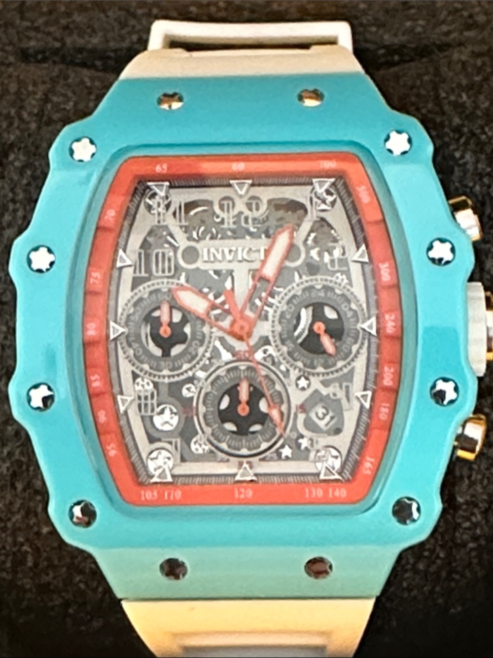 Invicta Racing - Nitro Gen Men's Watch 43mm.Miami Dolphin’s Colors - Picture 5 of 7